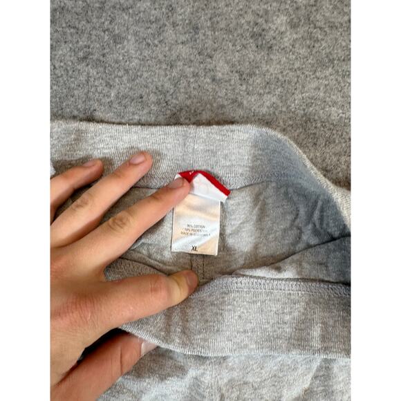 Vintage SO American Pep Squad Sweat Shorts Womens XL Gray Pull On Athleisure Y2K - Picture 3 of 6